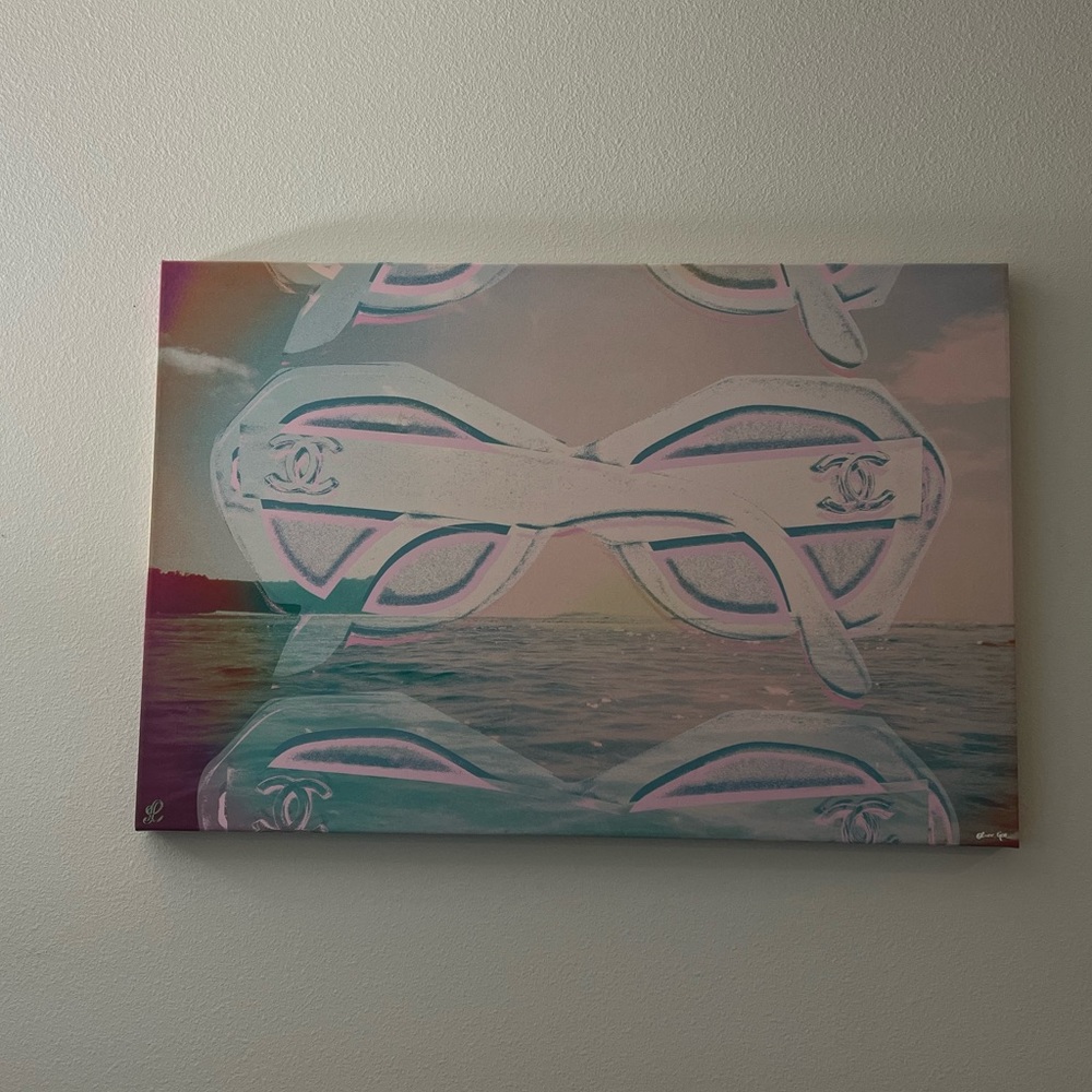 Beach day canvas print